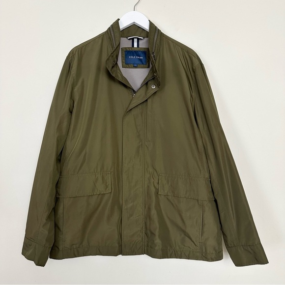 Cole Haan Mens Snap Front Packable Jacket - Picture 7 of 16